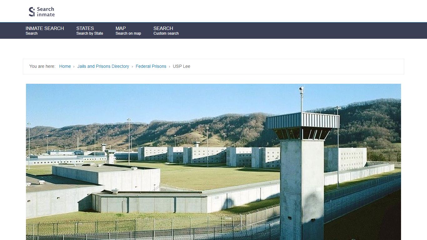 USP Lee - Facility Details and Inmate Search